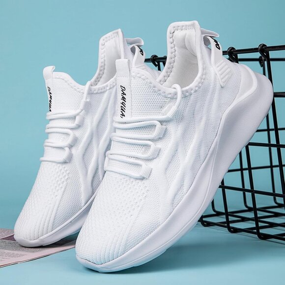 Brand New Women A-white Ethylene Vinyl Acetate ZMBCYG Running Walking Sneakers - Picture 6 of 9